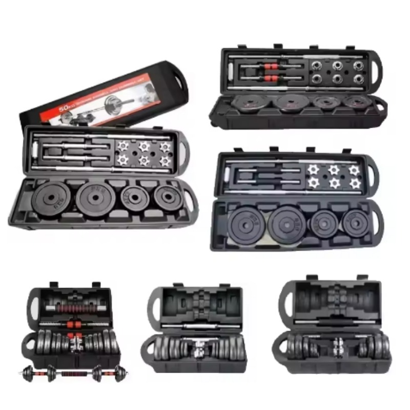 Dumbbell Set - مجموعة أثقال حديدية مطلية باللون الأسود