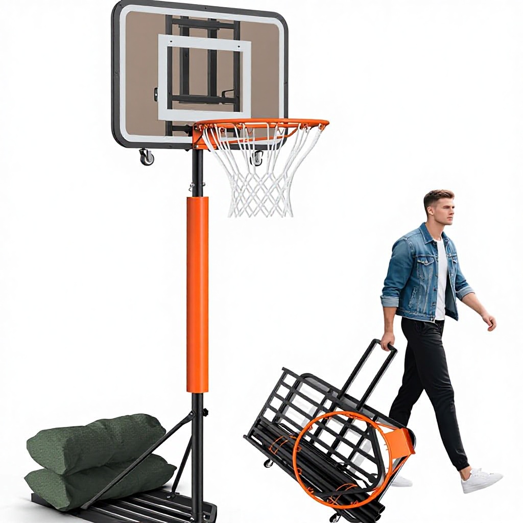 Basketball Hoop - نظام سلة كرة سلة محمول قابل