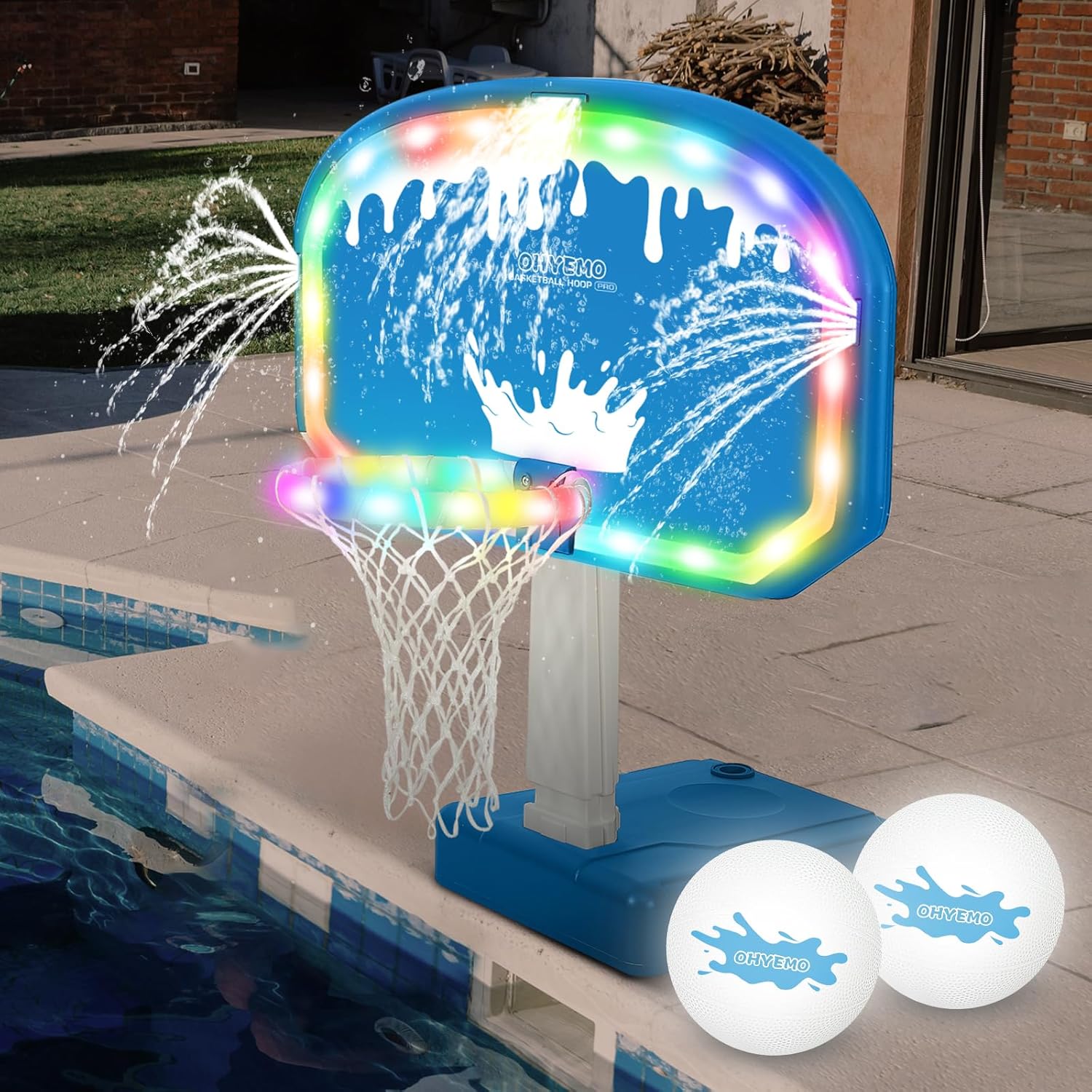 مجموعة لعبة كرة السلة المضيئة  - مراجعة Basketball Hoop وسعره