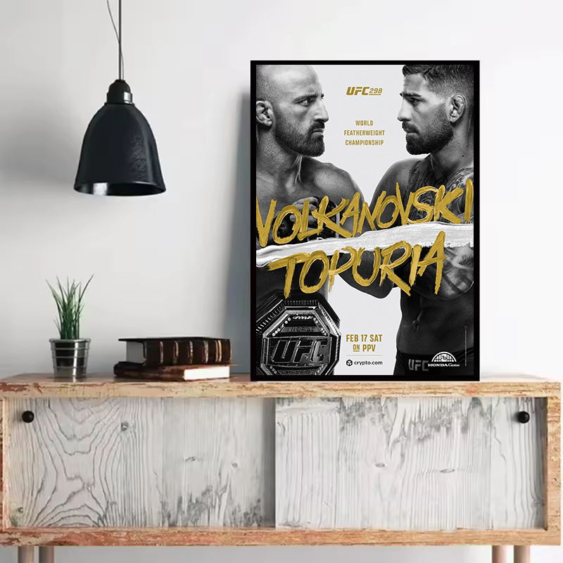ملصق مطبوع لبطولة الملاكمة وال - مراجعة Sports Equipment Poster وسعره